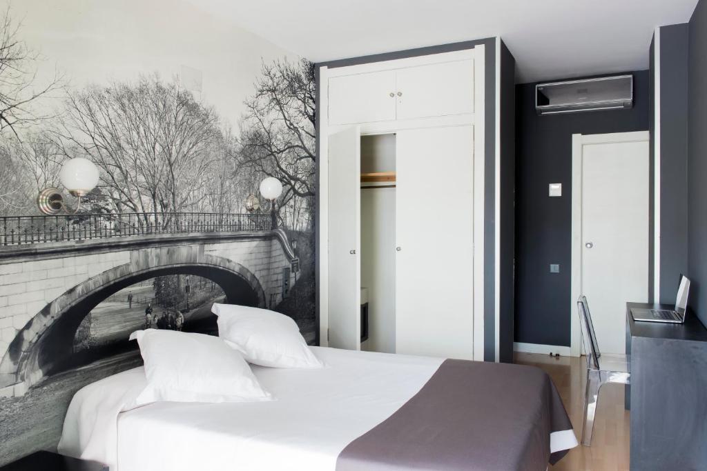 Hospedium Hostal Un Punto Chic ويسكا الغرفة الصورة